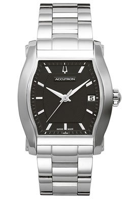 AAA 1:1 Replica Accutron Mens Watches Black Dial Quartz 38MM 26B082 Watch