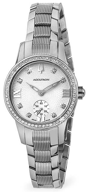 AAA 1:1 Replica Accutron Ladies Watches White Dial Quartz 30MM 26R145 Watch