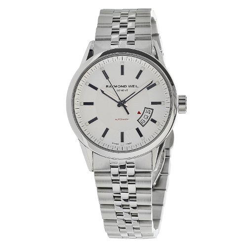 AAA 1:1 Replica Raymond-Weil Mens Watches Silver Dial Automatic 44MM 2730-ST-65001 Watch