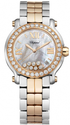 AAA 1:1 Replica Chopard-Happy-Sport Ladies Watches White Dial Quartz 36MM 278488-6001 Watch