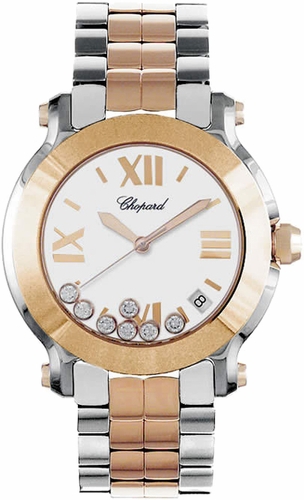 AAA 1:1 Replica Chopard-Happy-Sport Ladies Watches White Dial Quartz 36MM 278488-9001 Watch