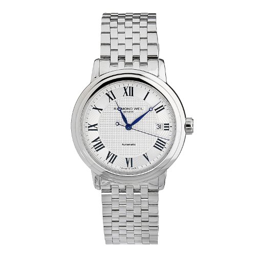 AAA 1:1 Replica Raymond-Weil-Maestro Mens Watches Silver Dial Mechanical With Automatic Winding 39.5MM 2837-ST-00659 Watch