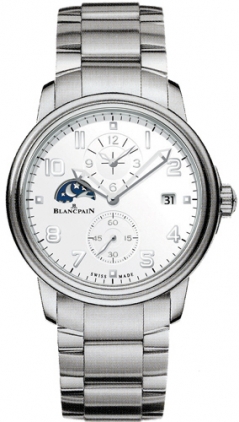 AAA 1:1 Replica Blancpain-Leman Mens Watches White Dial Automatic 40MM 2860-1127-71 Watch