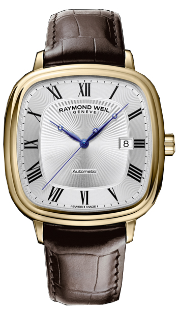 AAA 1:1 Replica Raymond-Weil-Maestro Mens Watches Silver Dial Automatic 40 x 48MM 2867-PC-00659 Watch