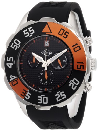 AAA 1:1 Replica Gv2-By- Mens Watches Black Dial Swiss Quartz 45MM 3002R Watch