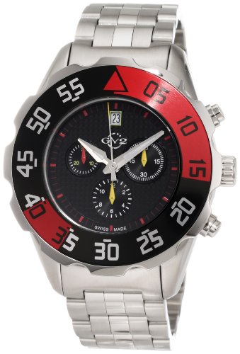 AAA 1:1 Replica Gv2-By- Mens Watches Black Dial Swiss Quartz 45MM 3003B Watch