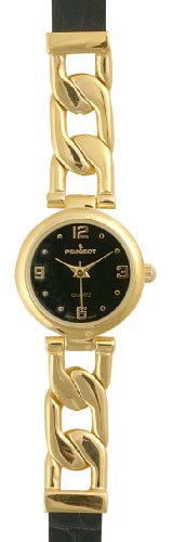 AAA 1:1 Replica Peugeot Ladies Watches Black Dial Quartz 14MM 3022BK Watch