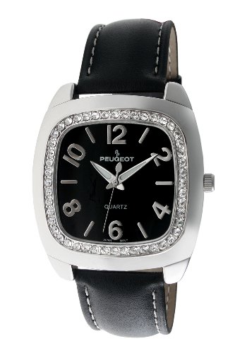 AAA 1:1 Replica Peugeot-Women Ladies Watches Black Dial Japanese Quartz 38MM 310BK Watch