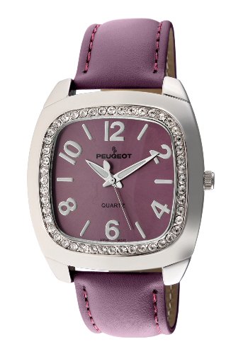 AAA 1:1 Replica Peugeot-Women Ladies Watches Purple Dial Japanese Quartz 38MM 310PR Watch