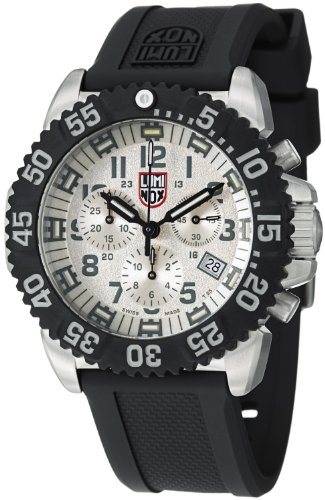 AAA 1:1 Replica Luminox-Sea-Series Mens Watches Silver Dial Quartz 44MM 3187 Watch