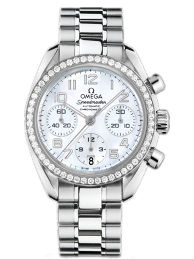AAA 1:1 Replica Omega-Speedmaster-Series Ladies Watches Mother Of Pearl Dial Automatic Self-wind 38MM 324.15.38.40.05.001 Watch