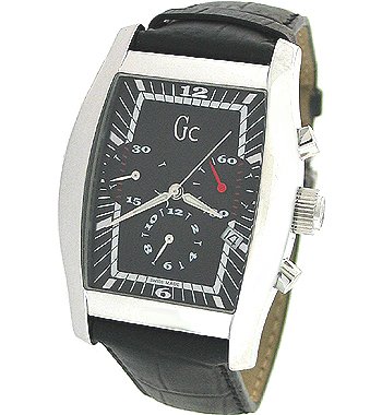 AAA 1:1 Replica Gc-Guess-Collection Mens Watches Black Dial Quartz 36MM 33000G2 Watch
