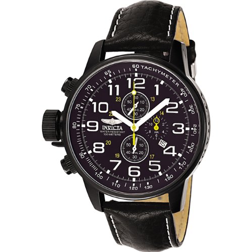 AAA 1:1 Replica Invicta Mens Watches Black Dial Japanese quartz 45MM 3332 Watch