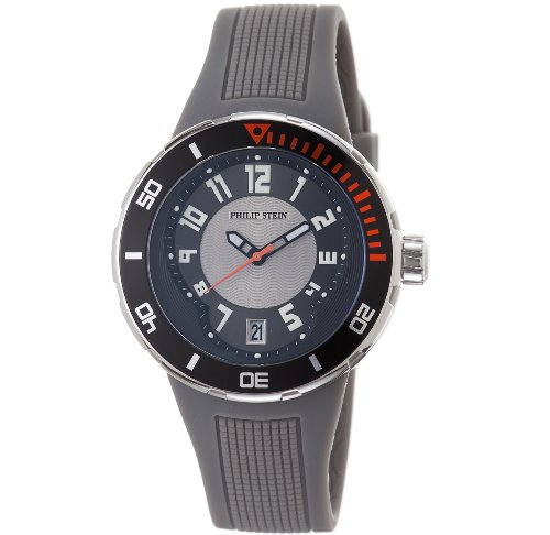 AAA 1:1 Replica Philip-Stein Mens Watches Gray Dial Swiss Quartz 46MM 34-BGR-RGR Watch