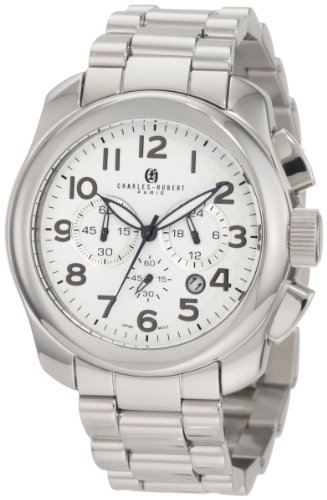 AAA 1:1 Replica Charles-hubert Mens Watches White Dial Quartz 46MM 3810 Watch