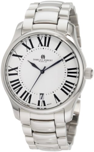AAA 1:1 Replica Charles-hubert Mens Watches White Dial Quartz 42MM 3897-W Watch