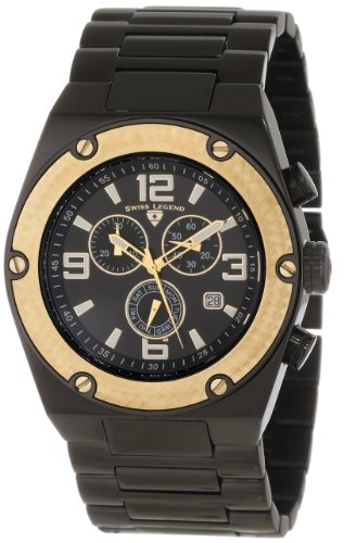 AAA 1:1 Replica Swiss-Legend Mens Watches Black Dial Swiss Quartz 46MM 40025P-BB-11-GB Watch