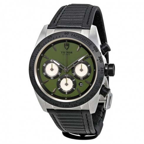 AAA 1:1 Replica Tudor-Fastrider-Chrono Mens Watches Green Dial Automatic 42MM 42010N-GRRS Watch