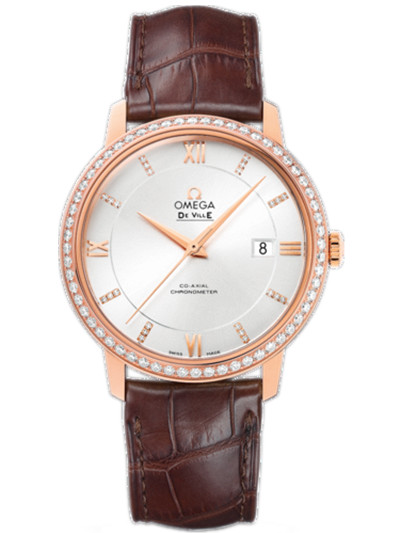 AAA 1:1 Replica Omega-De-Ville-Series Mens Watches Silver Dial Automatic Self-wind 39.5MM 424.58.40.20.52.002 Watch