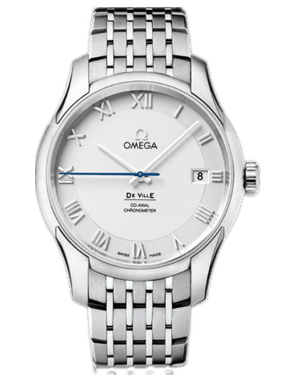 AAA 1:1 Replica Omega-De-Ville-Series Mens Watches Silver Dial Automatic Self-wind 41MM 431.10.41.21.02.001 Watch