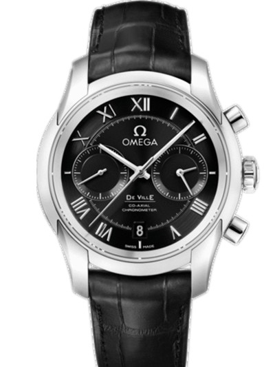 AAA 1:1 Replica Omega-De-Ville-Series Mens Watches Black Dial Automatic Self-wind 42MM 431.13.42.51.01.001 Watch