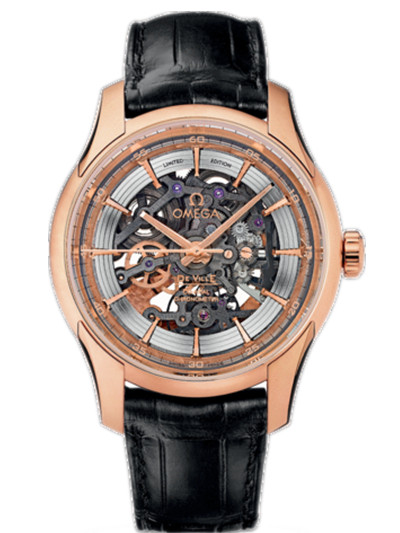 AAA 1:1 Replica Omega-De-Ville-Series Mens Watches Skeletal Dial Automatic Self-wind 41MM 431.53.41.21.64.001 Watch