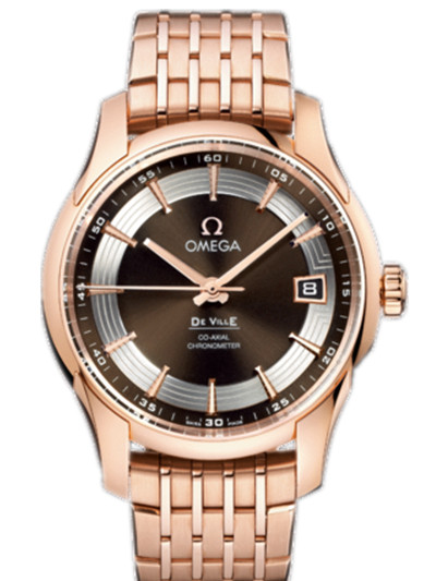 AAA 1:1 Replica Omega-De-Ville-Series Mens Watches Brown Dial Automatic Self-wind 41MM 431.60.41.21.13.001 Watch