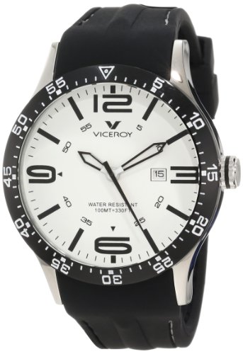 AAA 1:1 Replica Viceroy Mens Watches White Dial Quartz 45MM 432049-05 Watch
