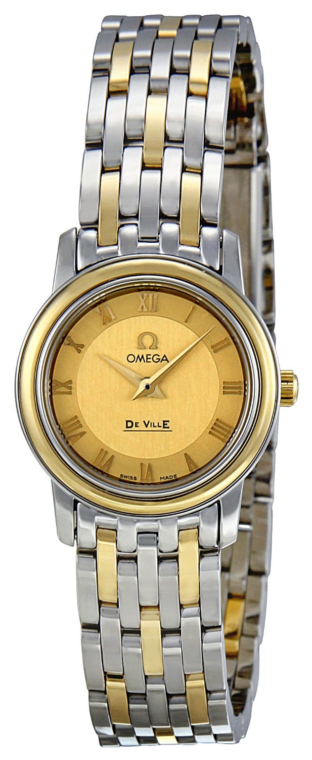 AAA 1:1 Replica Omega Ladies Watches Gold Dial Quartz 22MM 4370.12.00 Watch