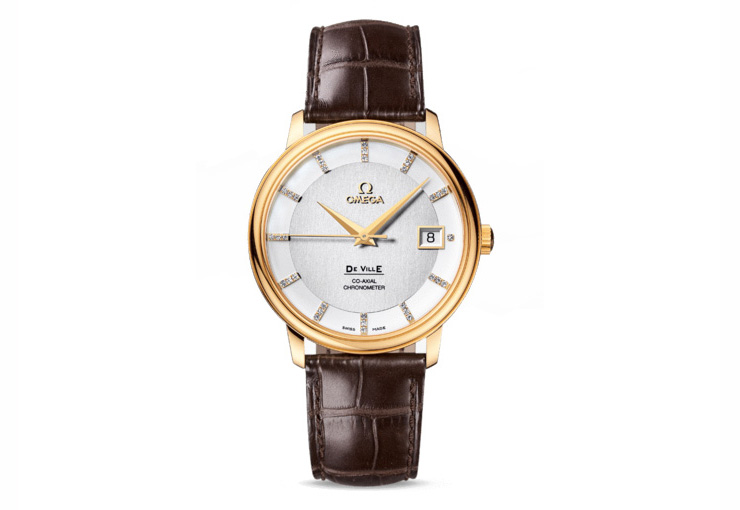 AAA 1:1 Replica Omega-De-Ville-Series Mens Watches Silver Dial Automatic Self-wind 36.5MM 4617.35.02 Watch