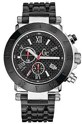 AAA 1:1 Replica Gc-Guess-Collection Mens Watches Black Dial Quartz 46500G1 Watch