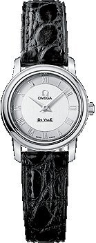 AAA 1:1 Replica Omega-De-Ville-Series Ladies Watches Silver Dial Quartz 22MM 4870.33.01 Watch