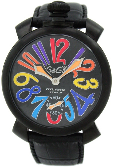 AAA 1:1 Replica GaGa-Milano-Manual-48mm Mens Watches Black Dial Mechanical 48MM 5012.3.BK Watch