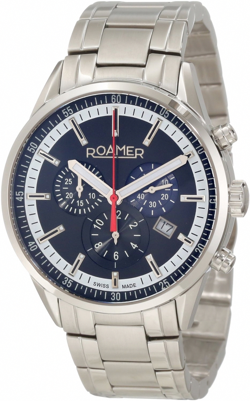 AAA 1:1 Replica Roamer-Of-Switzerland Mens Watches Black Dial Quartz 43MM 508837-41-45-50 Watch