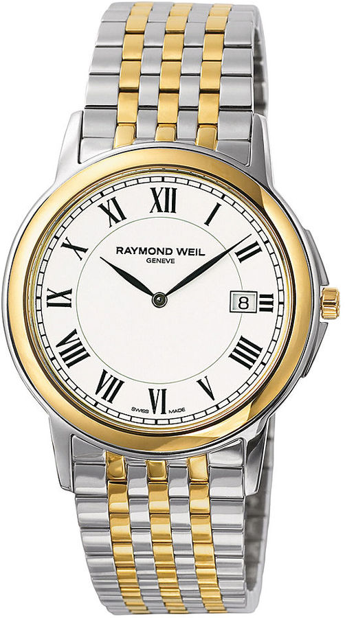 AAA 1:1 Replica Raymond-Weil-Tradition Mens Watches White Dial Quartz 39MM 5466-STP-00300 Watch