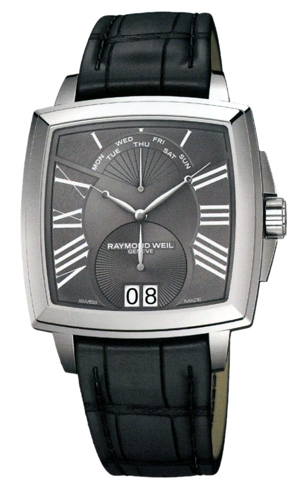 AAA 1:1 Replica Raymond-Weil-Tradition Mens Watches Gray Dial Quartz 42MM 5586-STC-00600 Watch