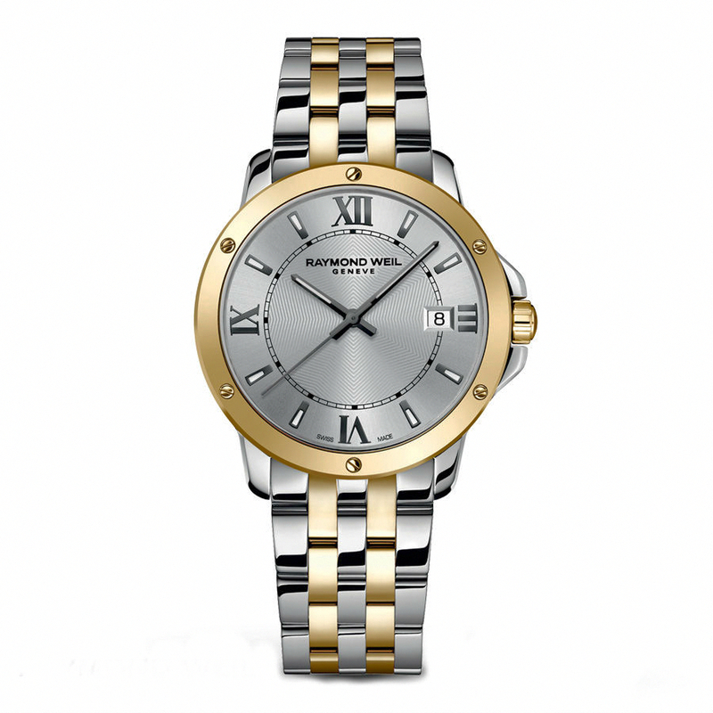 AAA 1:1 Replica Raymond-Weil-Tango Mens Watches Silver Dial Quartz 39MM 5591-STP-00657 Watch
