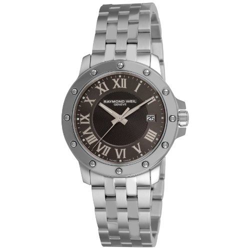 AAA 1:1 Replica Raymond-Weil Mens Watches Gray Dial Quartz 39MM 5599-ST-00608 Watch