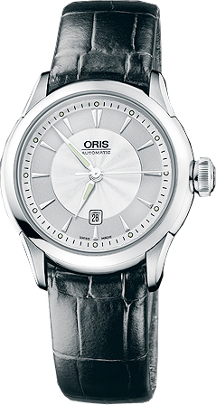 AAA 1:1 Replica Oris-Artelier-Skeleton Ladies Watches Silver Dial Automatic Self-wind 56176044051LSFC Watch