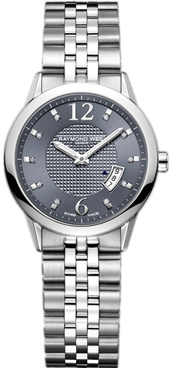 AAA 1:1 Replica Raymond-Weil-Freelancer Ladies Watches Gray Dial Quartz 29MM 5670-ST-05645 Watch