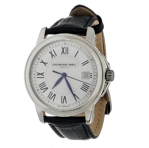 AAA 1:1 Replica Raymond-Weil Mens Watches White Dial Quartz 35MM 5678-STC-00300 Watch