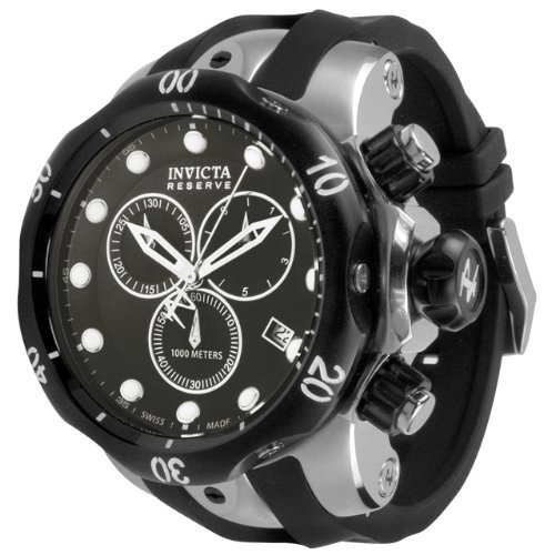 AAA 1:1 Replica Invicta Mens Watches Black Dial Swiss Quartz 52MM 5732 Watch