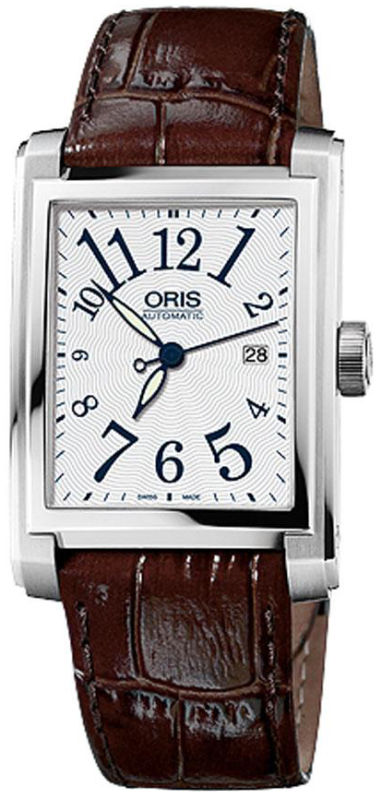AAA 1:1 Replica Oris-Rectangular-Date Mens Watches Silver Dial Automatic 30MM 58376574061LSFC Watch