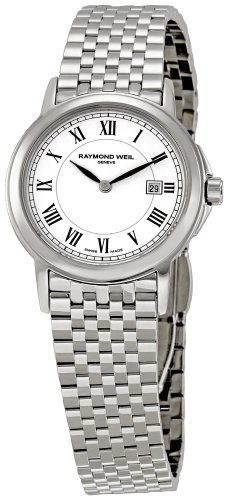 AAA 1:1 Replica Raymond-Weil-Women Ladies Watches White Dial Quartz 28MM 5966-ST-00300 Watch