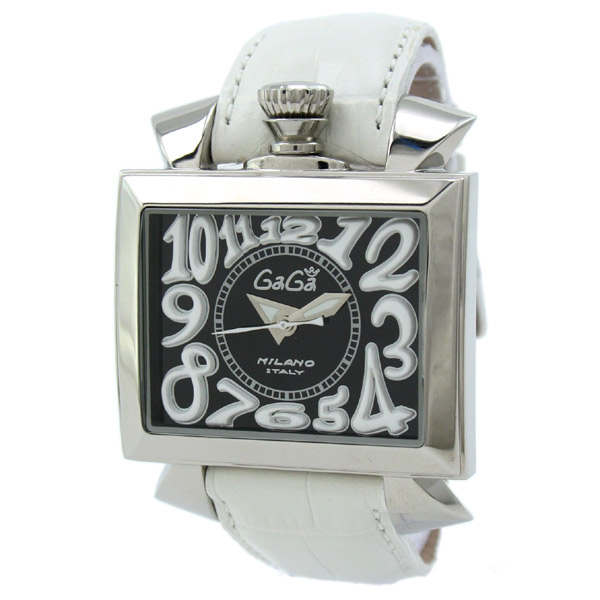 AAA 1:1 Replica GaGa-Milano-Napoleone Mens Watches Black Dial Automatic 46MM 6000.2.WH Watch