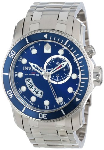 AAA 1:1 Replica Invicta Mens Watches Blue Dial Swiss Quartz 48MM 6090 Watch