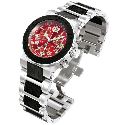 AAA 1:1 Replica Invicta Mens Watches Red Dial Swiss Quartz 46MM 6139 Watch
