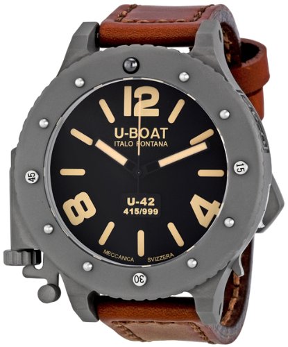 AAA 1:1 Replica U-Boat Mens Watches Black Dial Automatic 53MM 6157 Watch