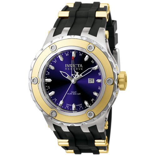 AAA 1:1 Replica Invicta Mens Watches Blue Dial Swiss Quartz 52MM 6179 Watch