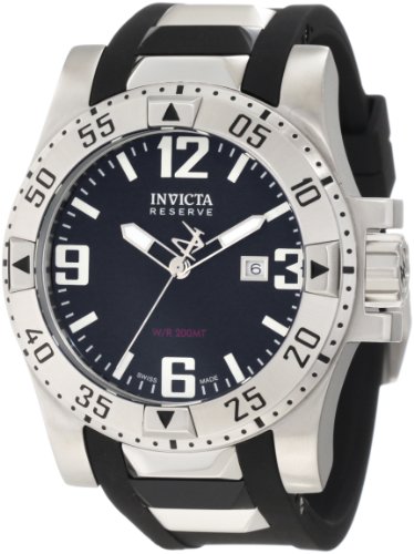 AAA 1:1 Replica Invicta Mens Watches Black Dial Quartz 50MM 6252 Watch